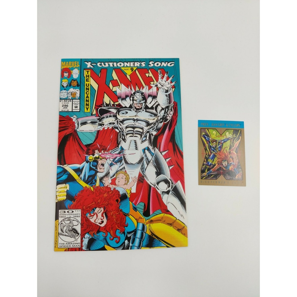 Uncanny X-Men #296‎ NM Marvel 1993 Boarded with Card